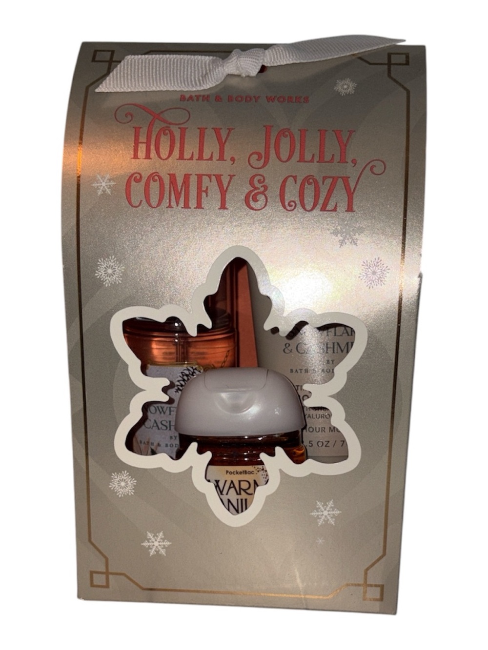 Bath & Body Works Snowflakes and Cashmere gift set 3 items all new